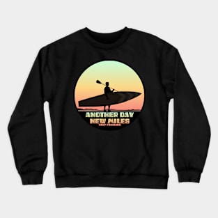 Paddle board sunrise Crewneck Sweatshirt